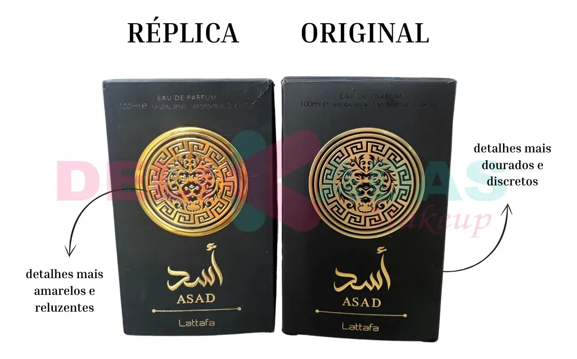 Lattafa Asad Eau de Parfum 100ml Original – Perfume Árabe Masculino de Luxo | Alta Fixação e Projeção Intensa