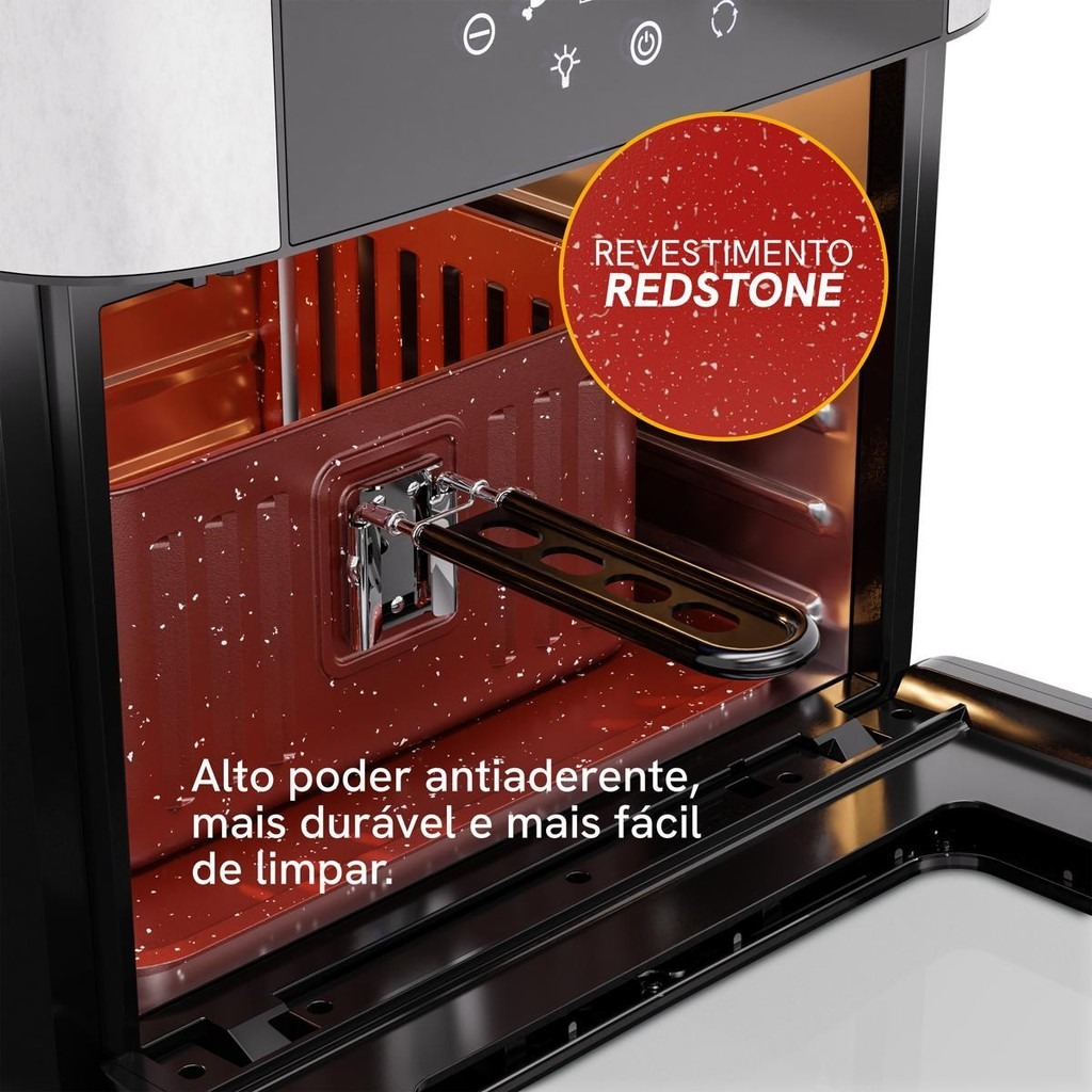 Air Fryer Kitchen Art 16L 4 em 1: A Revolução Digital com Espeto Rotisserie que Sua Cozinha Precisa!