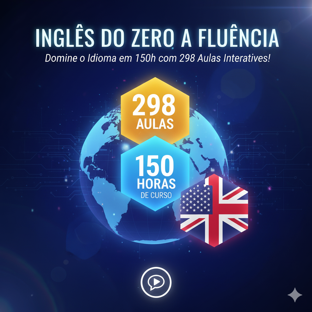 INGLÊS DO ZERO À FLUÊNCIA: Domine o Idioma e Transforme Sua Carreira em Apenas 150h!