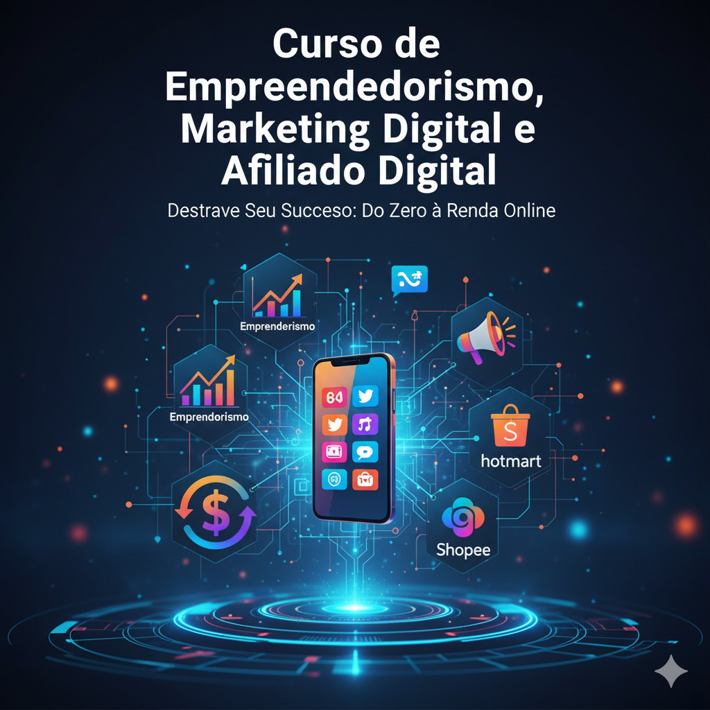 Destrave Seu Sucesso: Curso Completo de Empreendedorismo, Marketing Digital e Afiliado