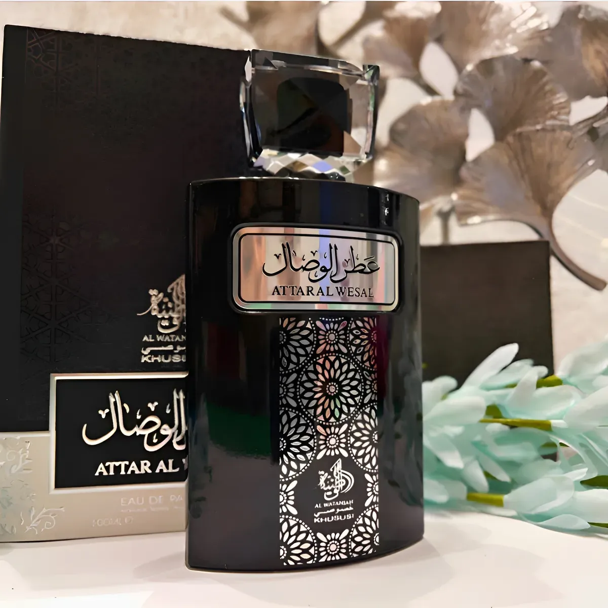 Attar Al Wesal Al Wataniah EDP Intenso 100ml – Perfume Árabe da Sedução | Alta Fixação Masculino | Compatível Ultra Male