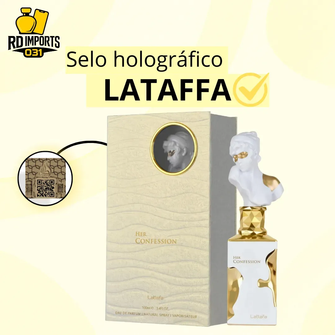 Her Confession Lattafa – Perfume Feminino Parfum 100 mL (Importado)