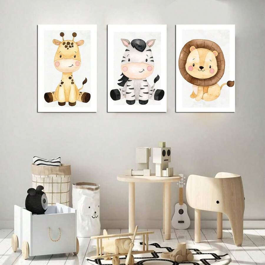Quadros Decorativos Infantis - Nuvens e Frases