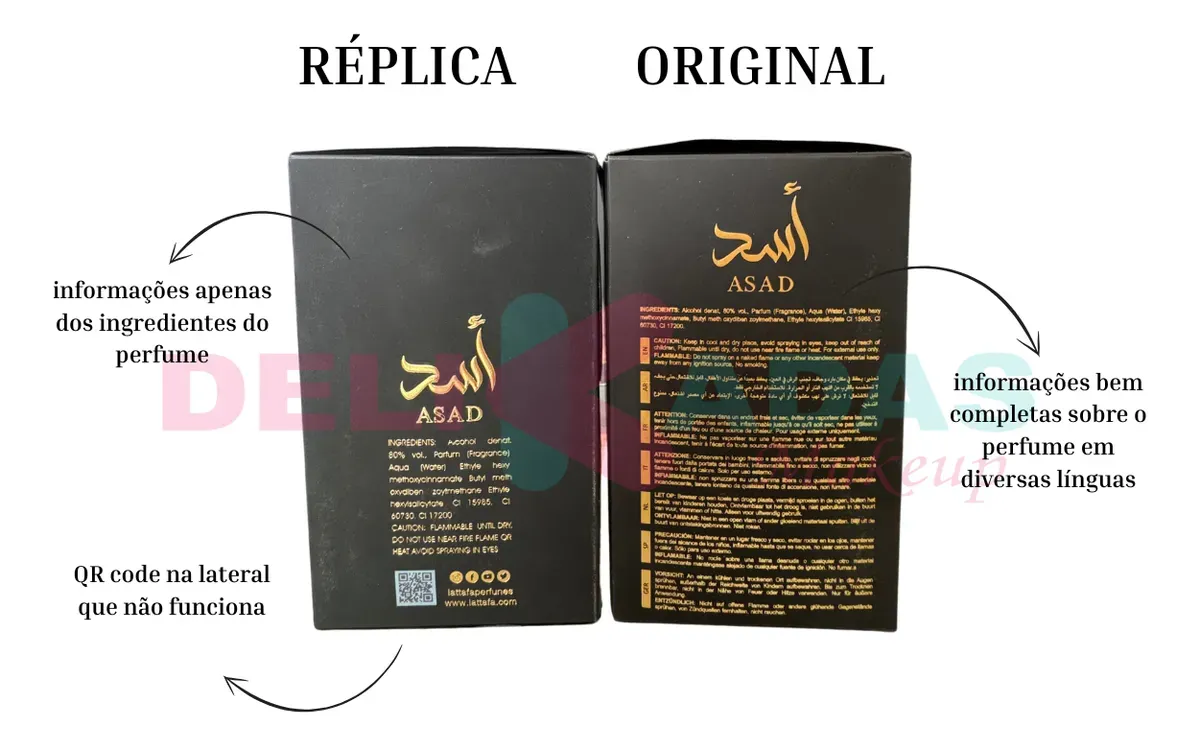 Lattafa Asad Eau de Parfum 100ml Original – Perfume Árabe Masculino de Luxo | Alta Fixação e Projeção Intensa