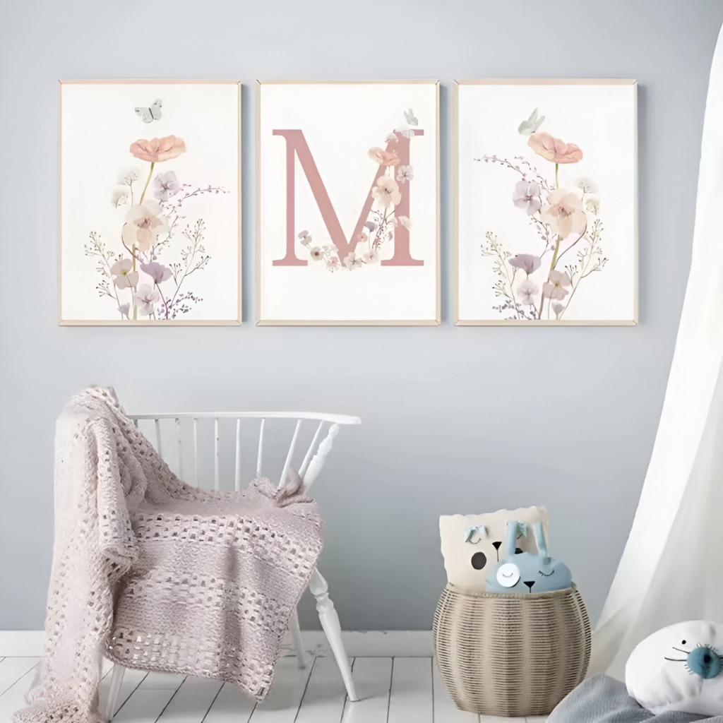 Quadros Decorativos Infantis - Nuvens e Frases