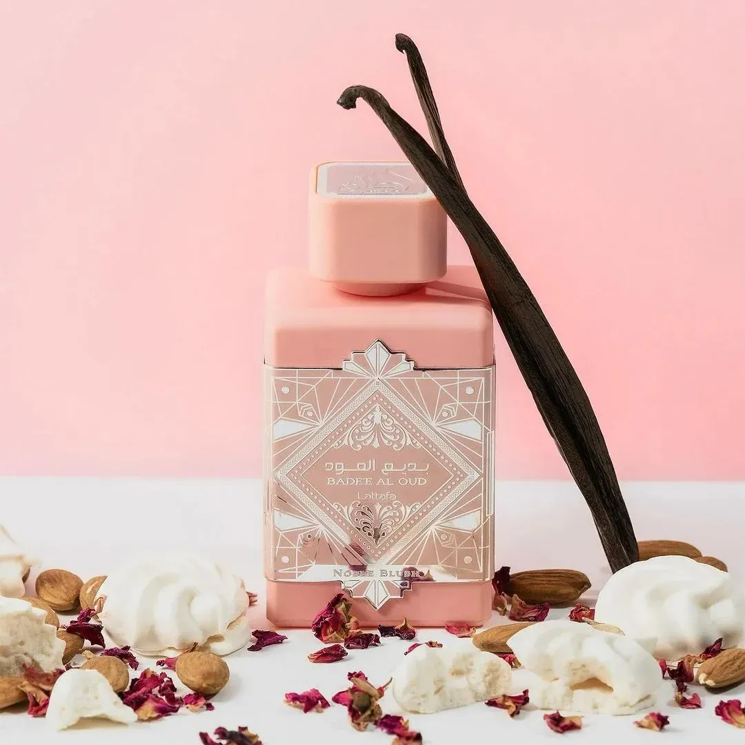 Perfume Bade’e Al Oud Noble Blush by Lattafa – Feminino Eau de Parfum 100 mL
