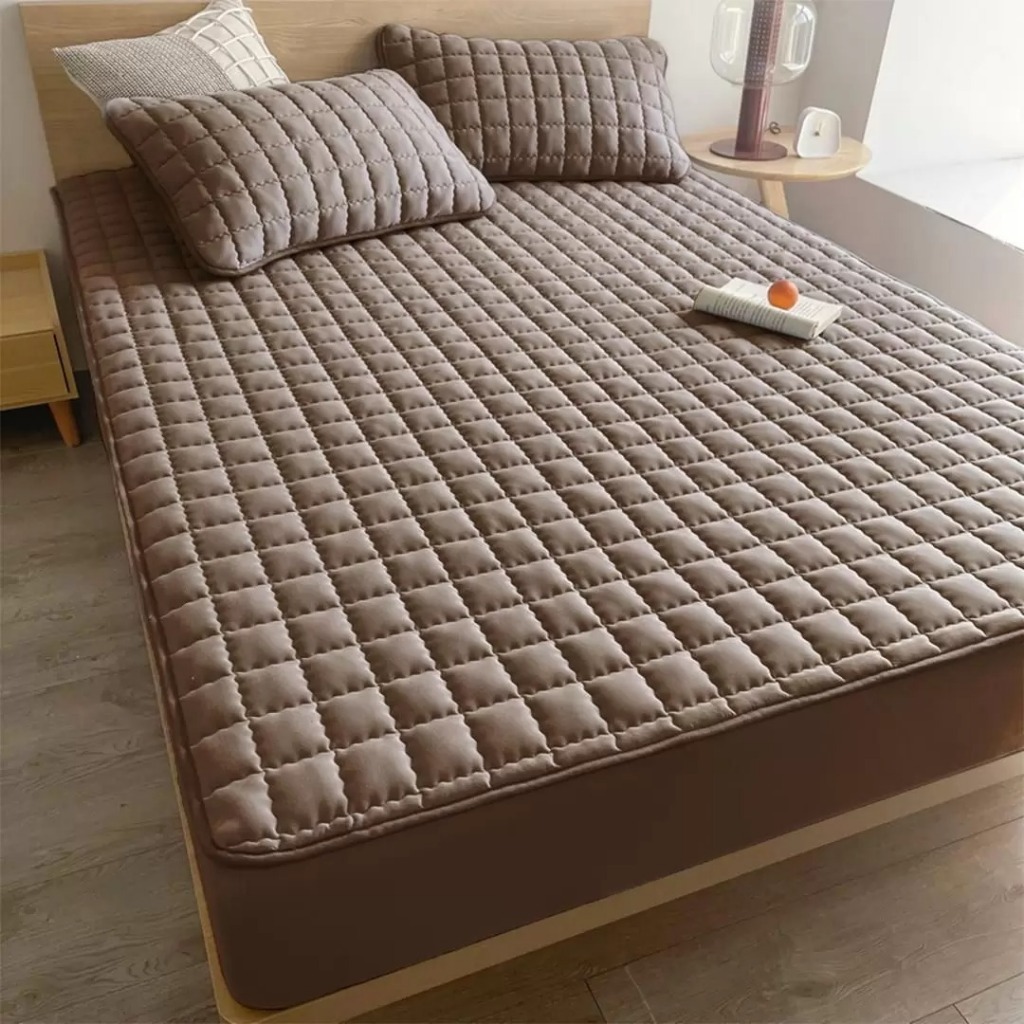 Protetor de Colchão 100% Impermeável e Matelado com Elástico - Proteção Completa para a Sua Noite