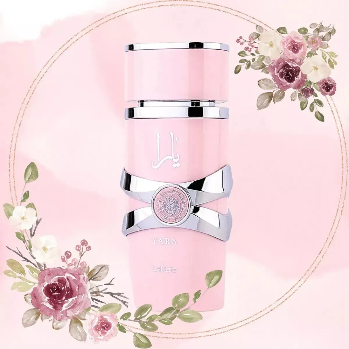Lattafa Yara Rose Eau de Parfum Feminino 100 mL – Luxo, Elegância e Delicadeza Floral
