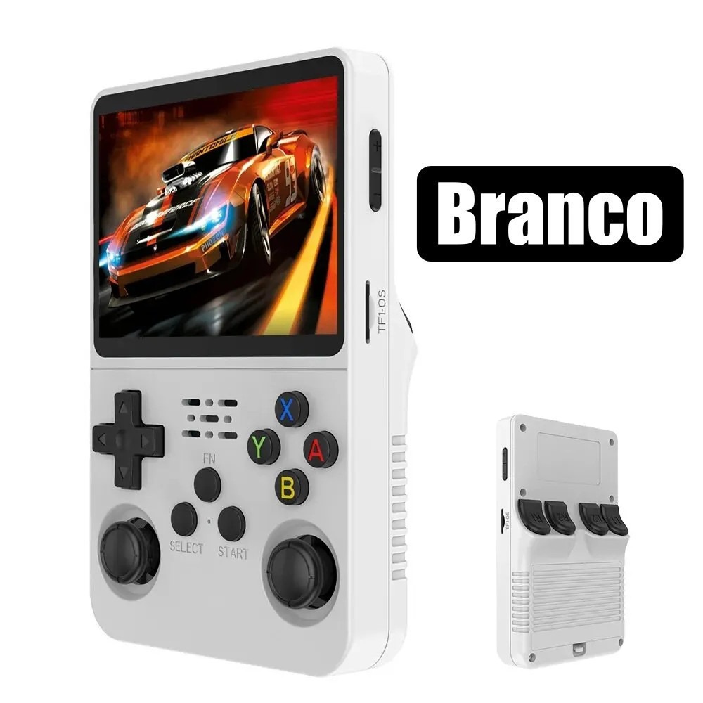 Mini Console de Jogos Portátil R36S: Reviva a Lenda. Leve a Diversão!