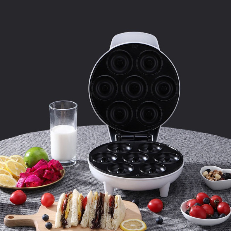Máquina de Fazer Donuts Profissional (7 Furos): Seu Negócio ou Festa com Rosquinhas Perfeitas!