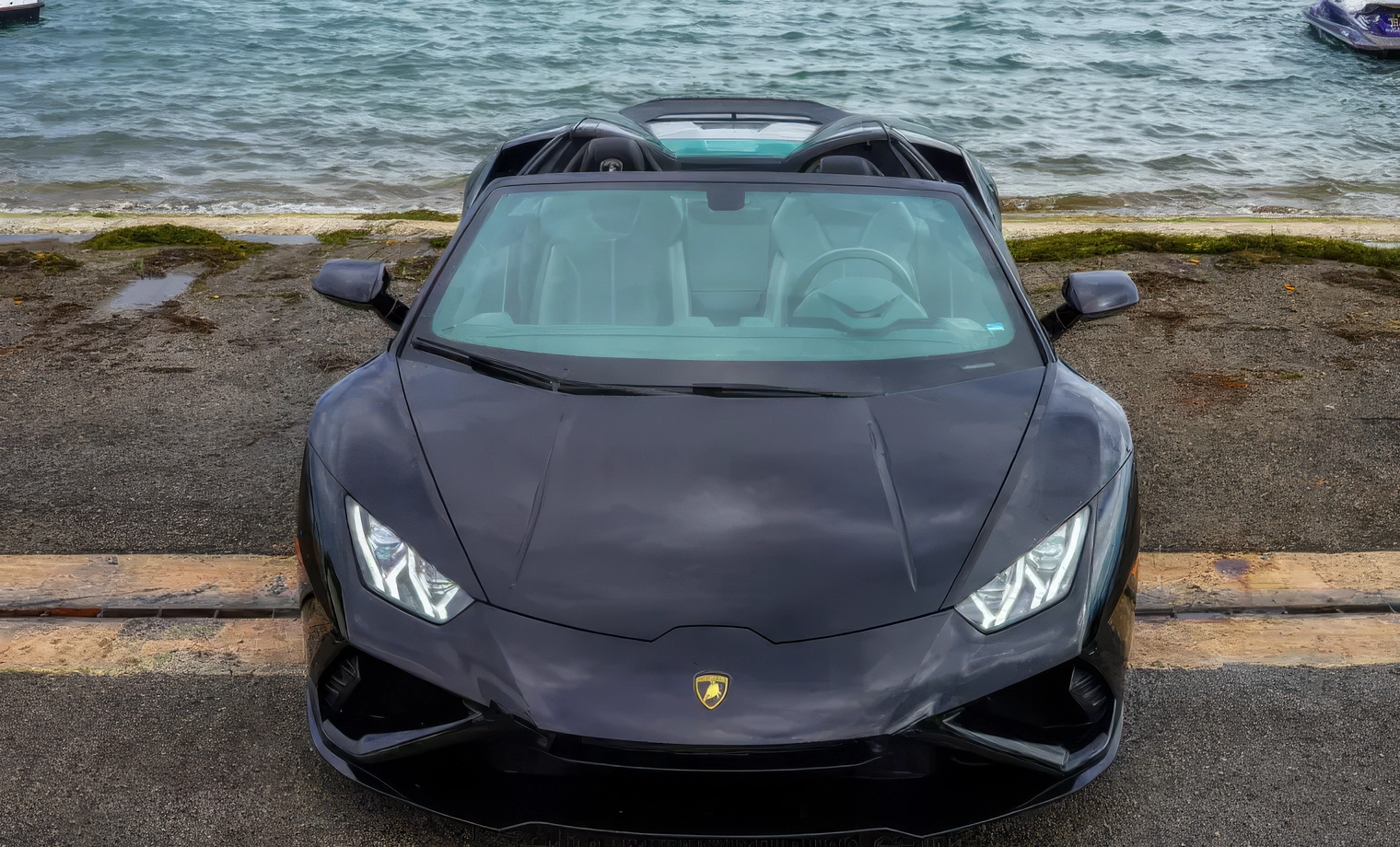 Lamborghini Huracan EVO Spyder – Nero Noctis on Nero (Gloss Black on Black)