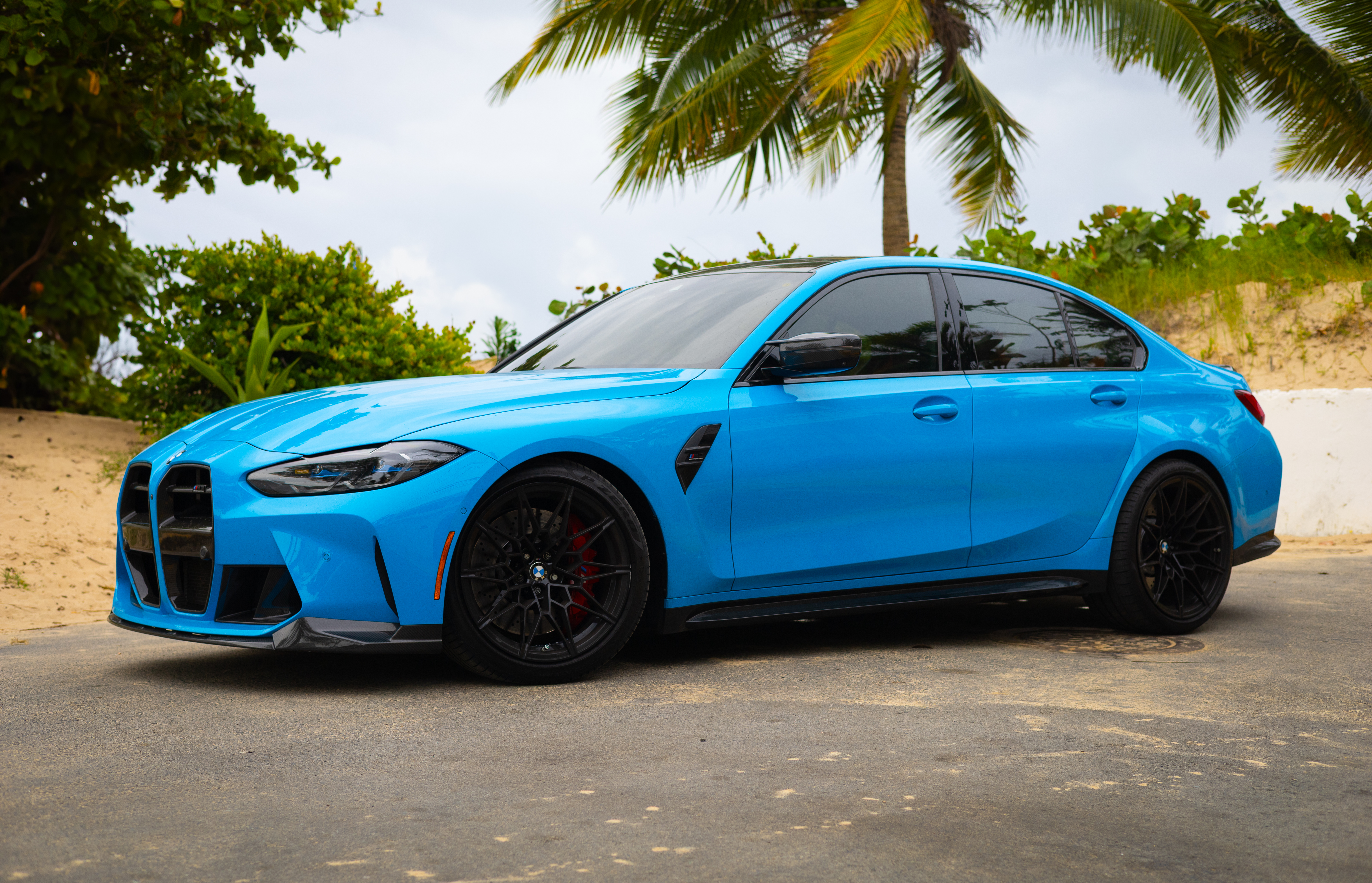 BMW M3 Competition - Blue on Orange & Black 