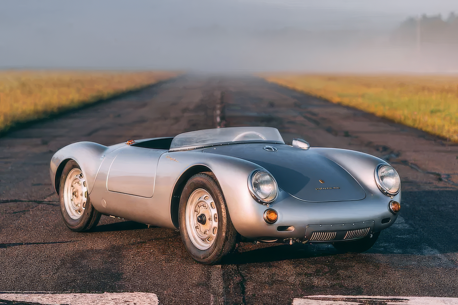 Porsche 550 Spyder - Classic Silver