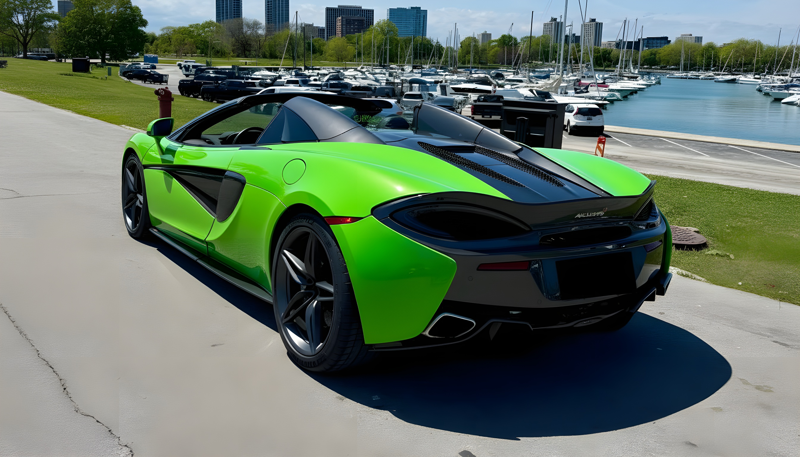 McLaren 570S Spider - Napier Green