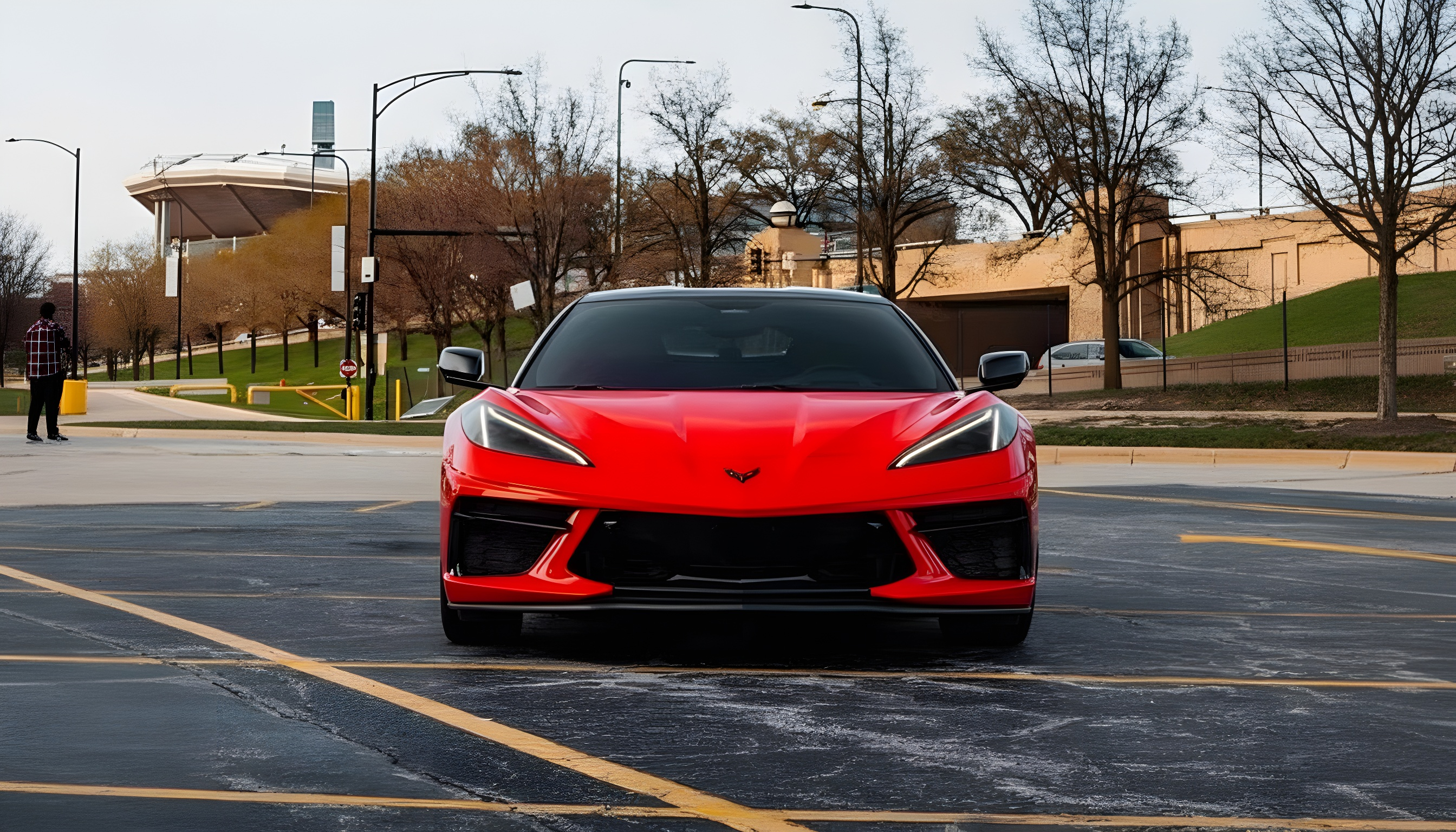 Corvette C8 Stingray 2LT - Torch Red on Adrenaline Red & Jet Black 