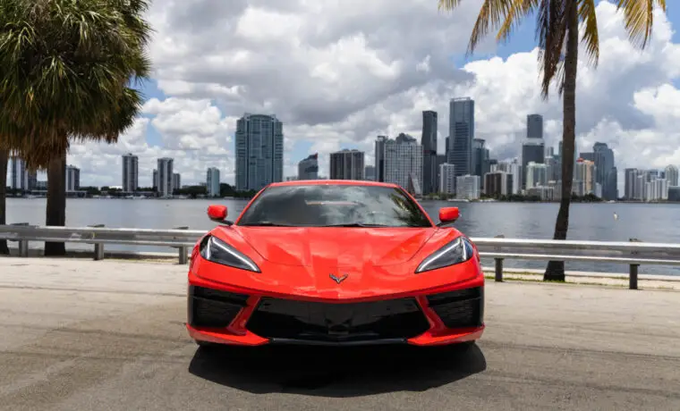 Chevrolet Corvette C8 – Red on Beige