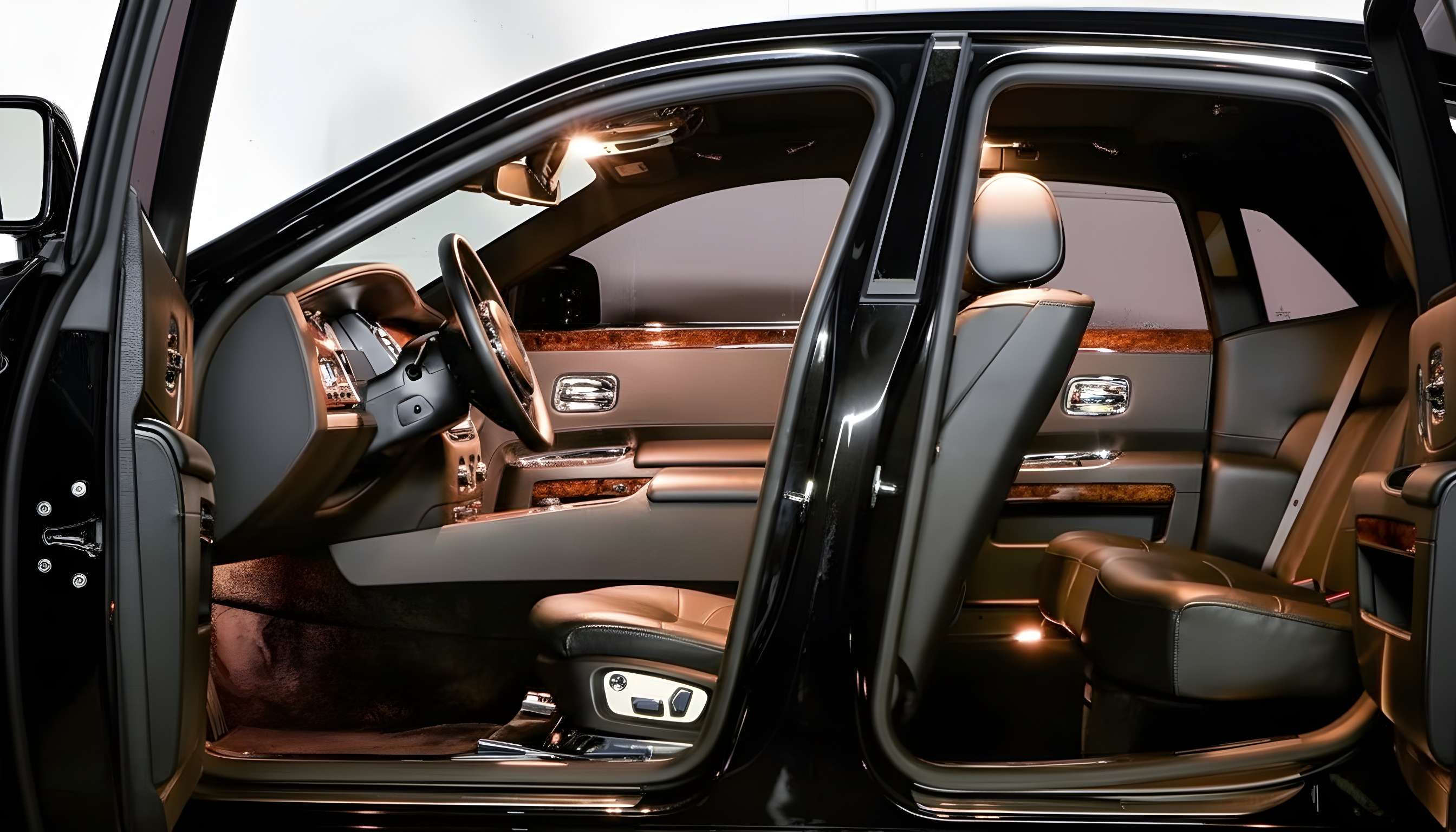 Rolls-Royce Ghost - Black Diamond Metallic on Black