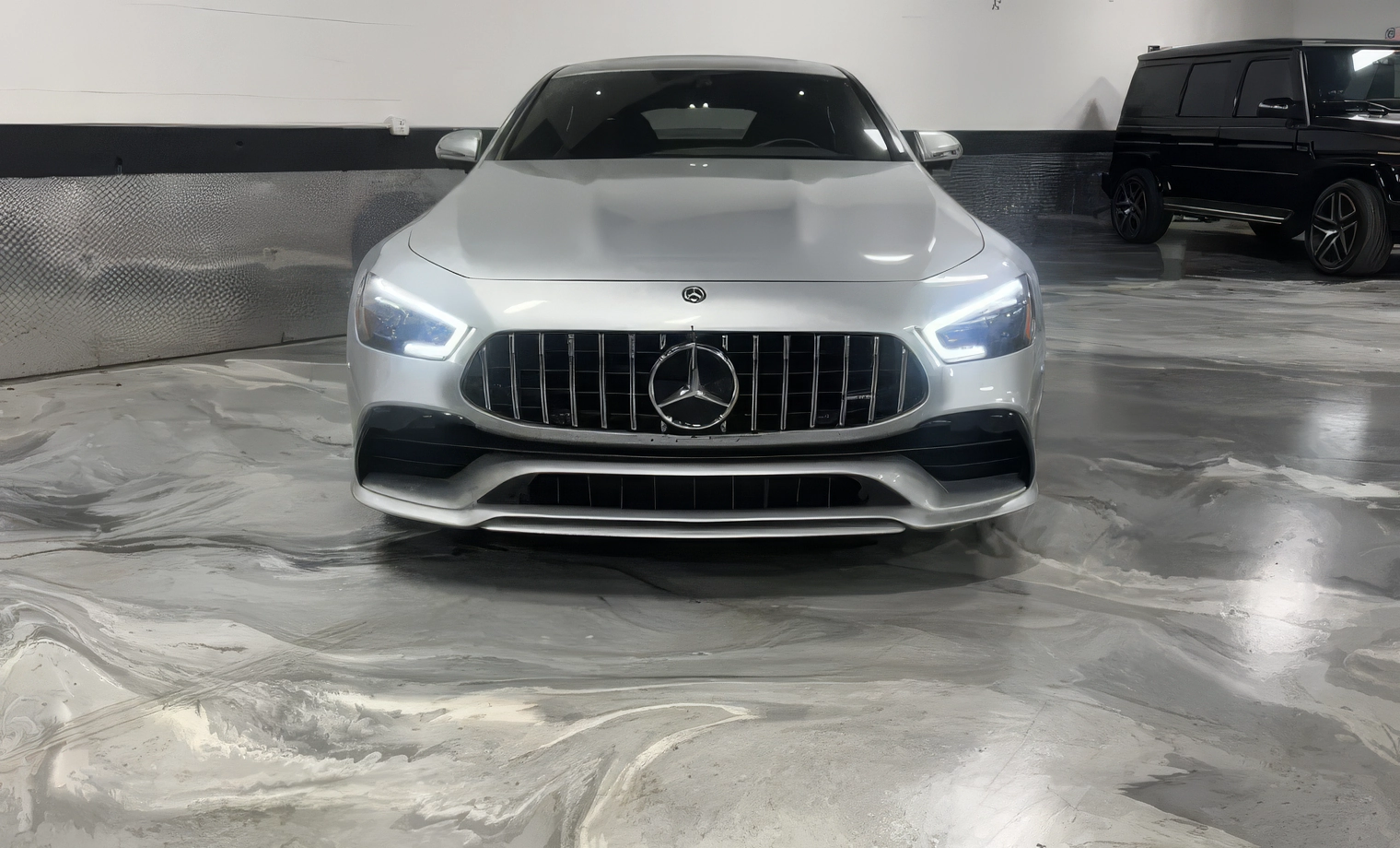 Mercedes-Benz AMG GT53 – Iridium Silver Metallic on Black