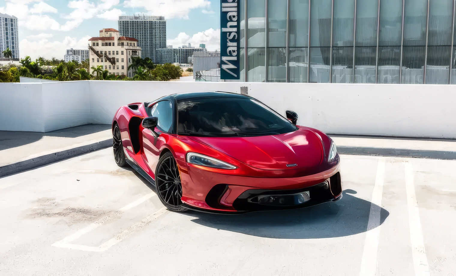McLaren GT – Volcano Red on Oxblood & Black
