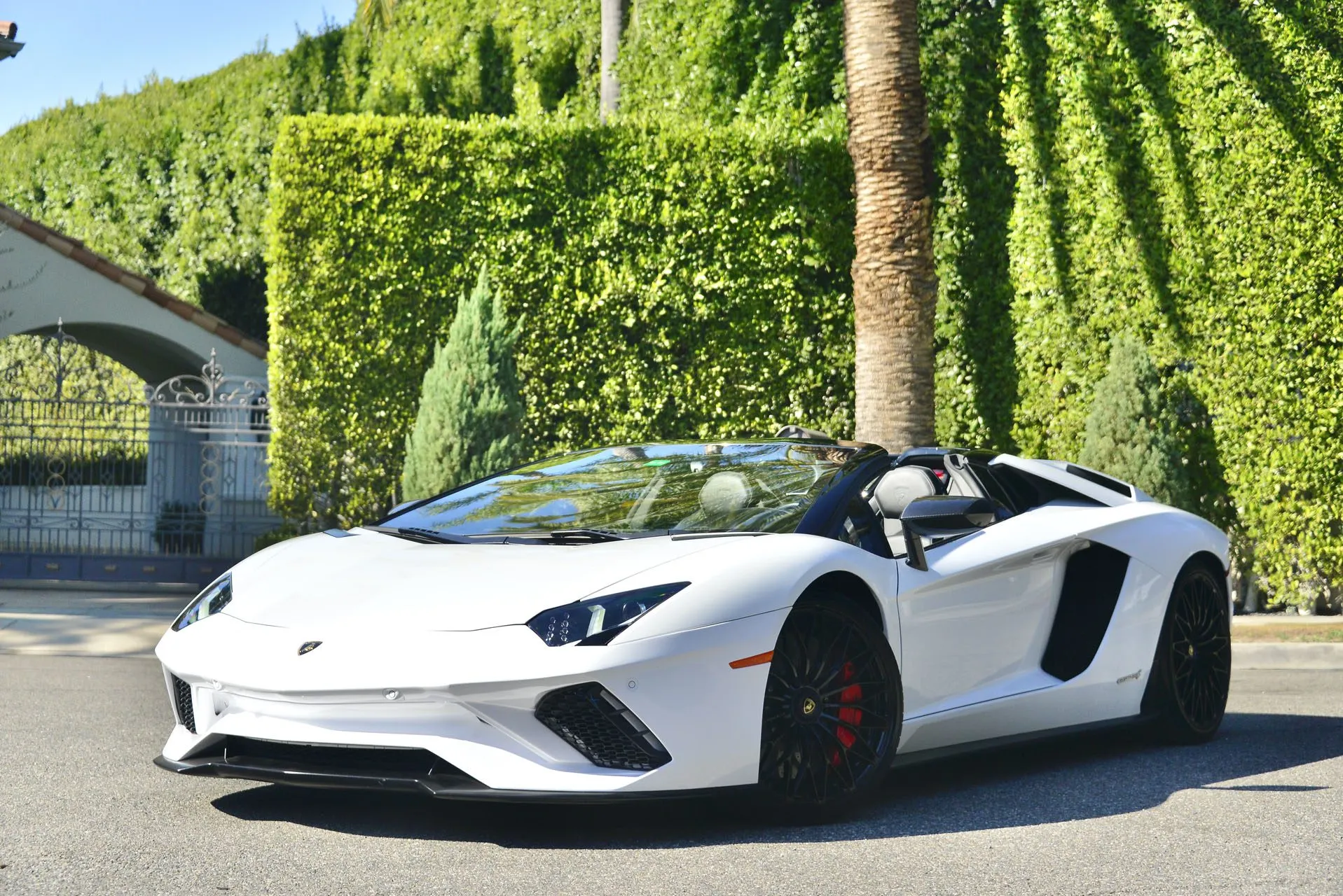 Lamborghini Aventador S - Bianco Isis on Nero (Gloss White on Black)