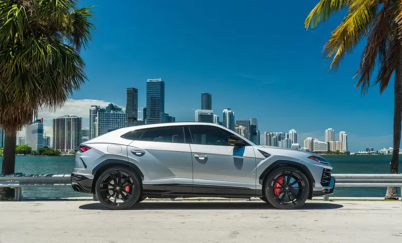 Lamborghini Urus – Grigio Nimbus on Nero (Bright Metallic Silver on Black)