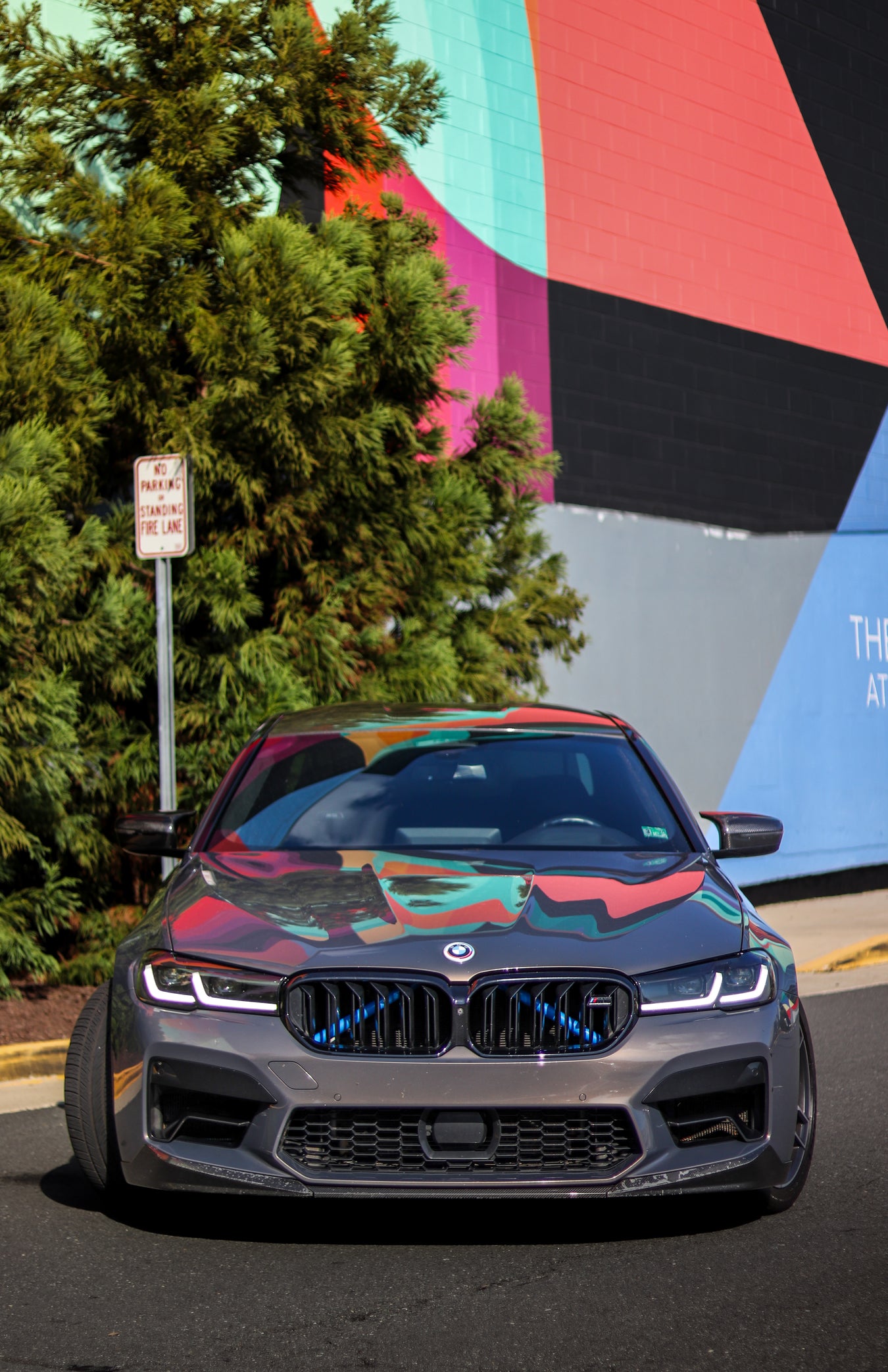 BMW M5 Competition - Grey on Black 
