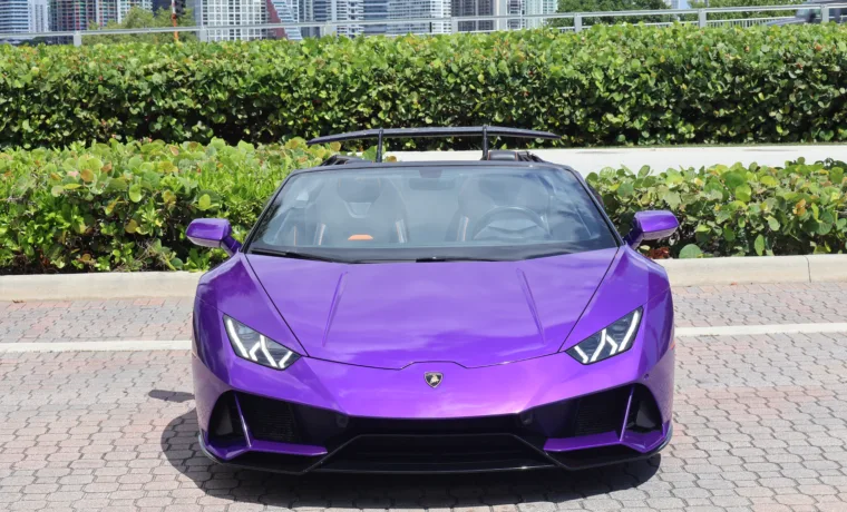 Lamborghini Huracan – Purple on Black