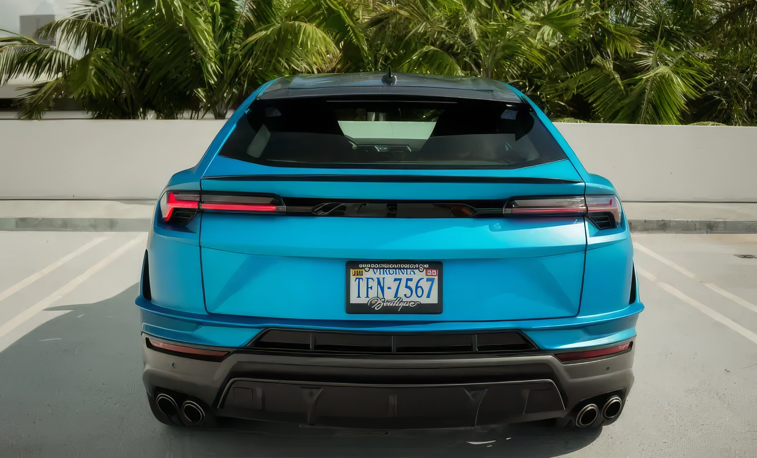 Lamborghini Urus Performante – Azzurro Thetys on Nero Ade (Sky Blue on Black)