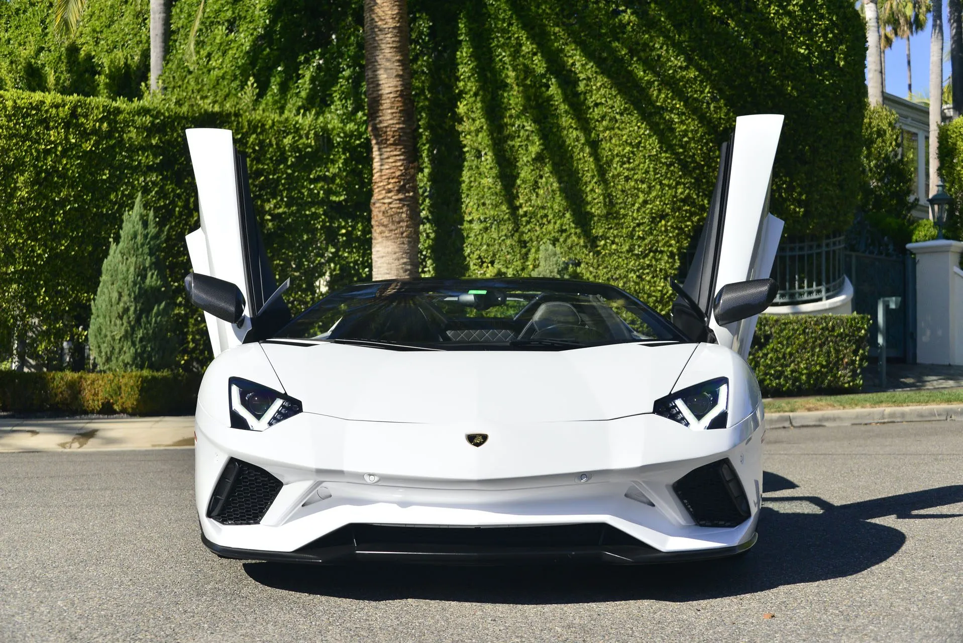 Lamborghini Aventador S - Bianco Isis on Nero (Gloss White on Black)