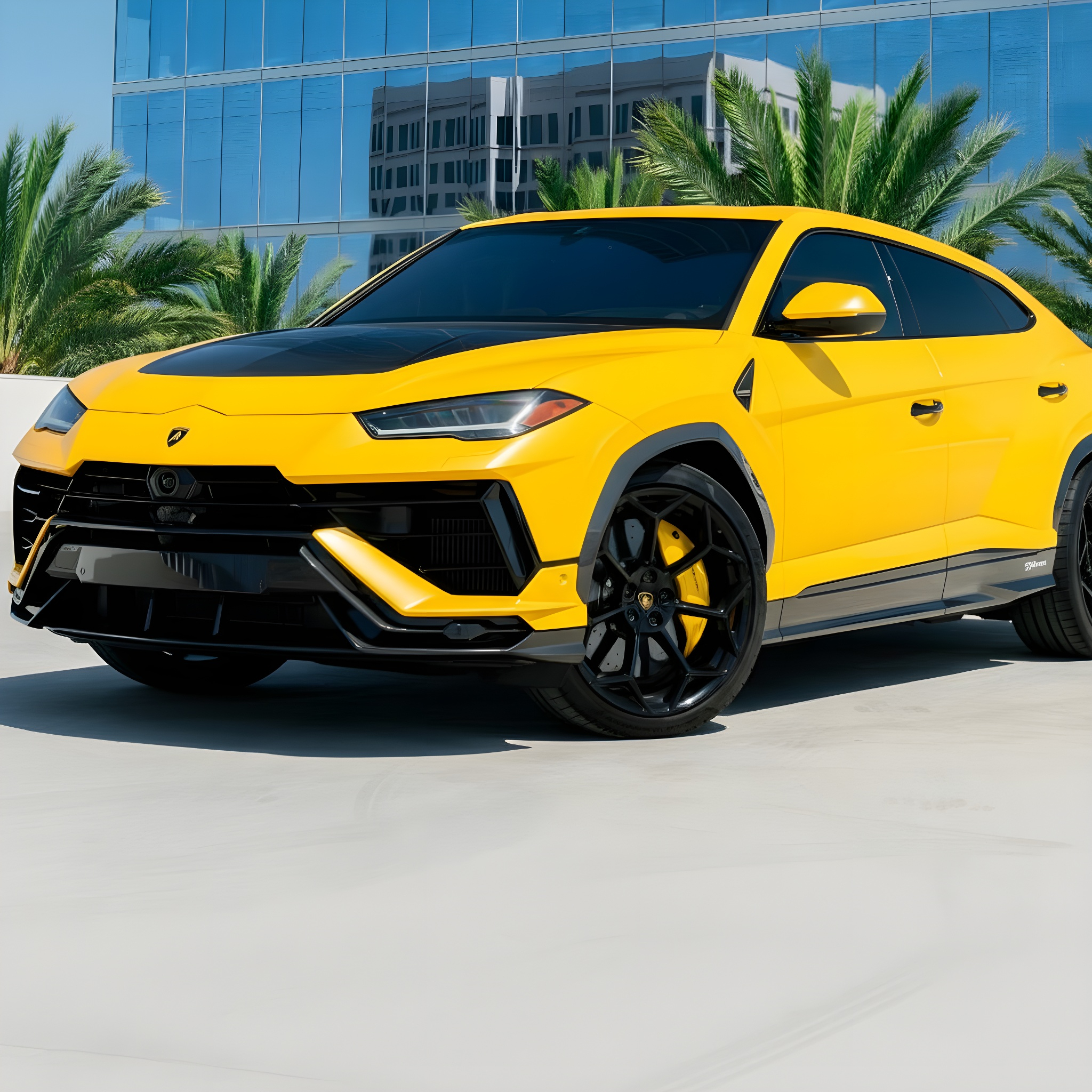 Lamborghini Urus - Giallo Inti Pearl on Nero Ade & Giallo Taurus (Pearl Yellow on Black and Yellow)