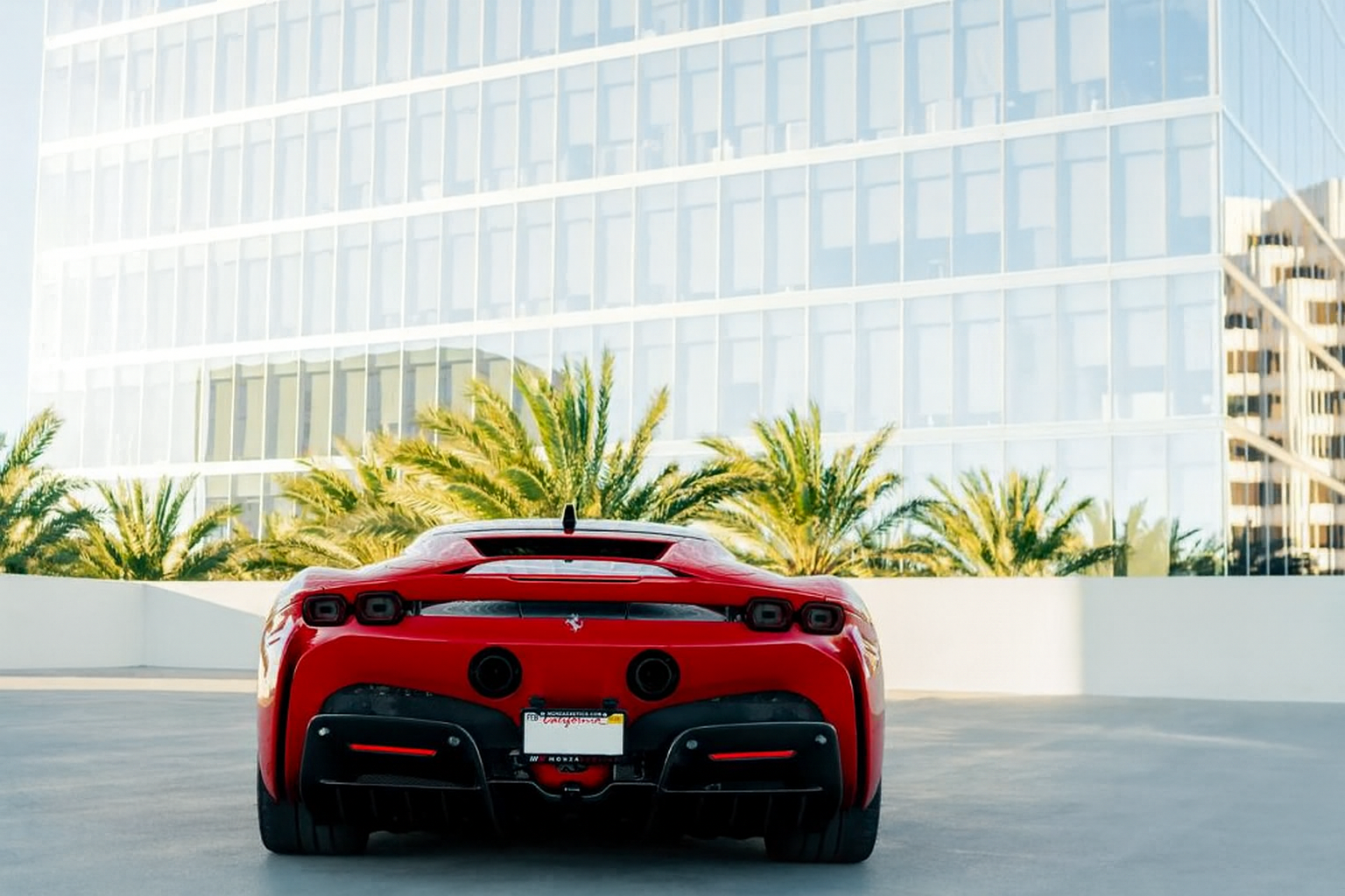 Ferrari SF90 Stradale - Rosso Corsa on Nero & Rosso (Red on Black & Red)