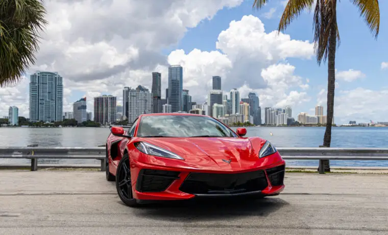 Chevrolet Corvette C8 – Red on Beige