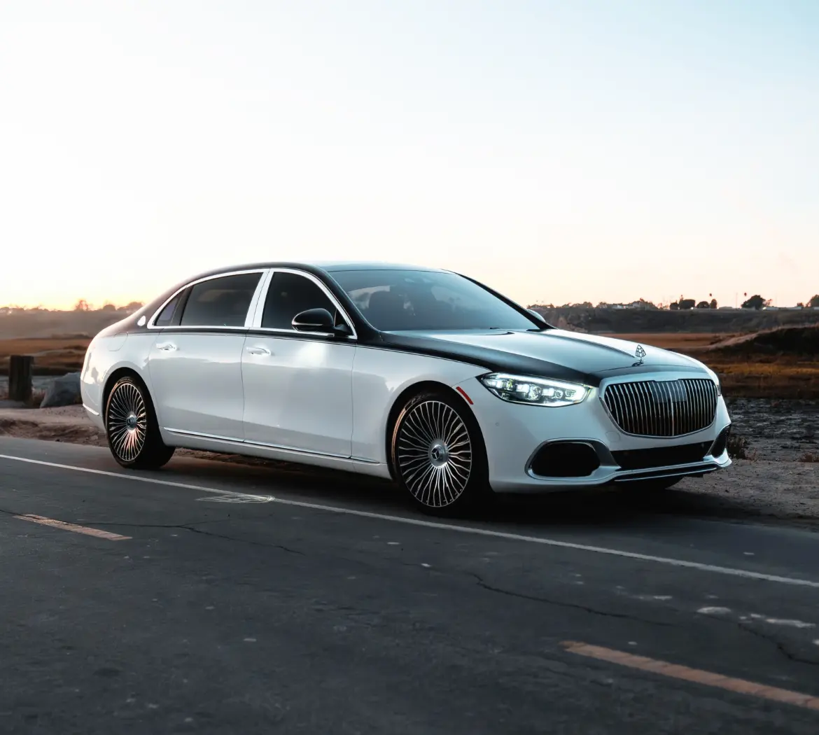 Maybach S580 - MANUFAKTUR Two-Tone Diamond White Bright & Obsidian Black on Black