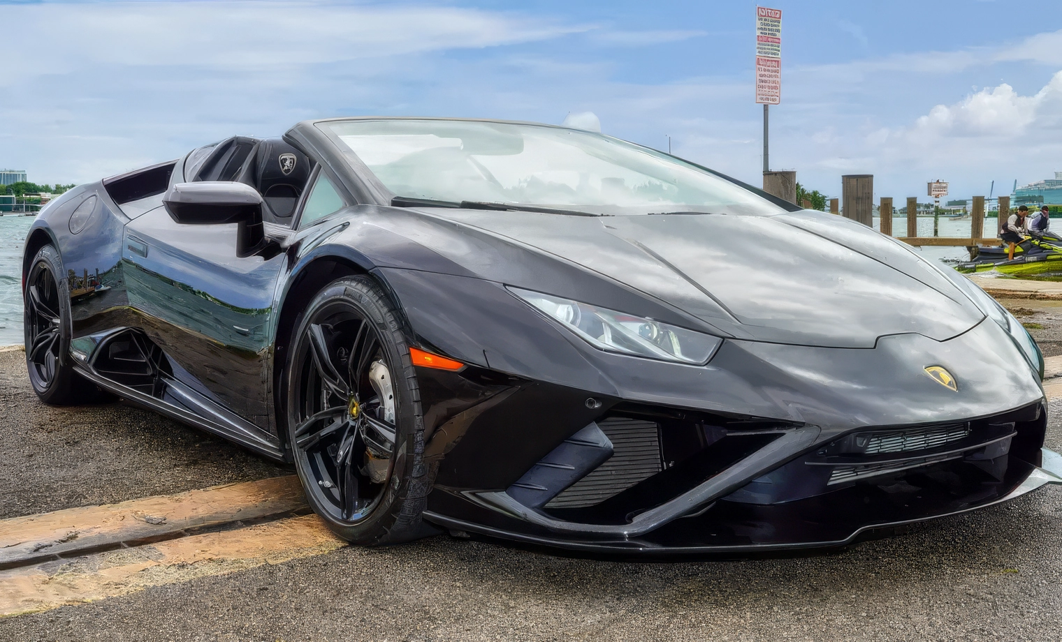 Lamborghini Huracan EVO Spyder – Nero Noctis on Nero (Gloss Black on Black)