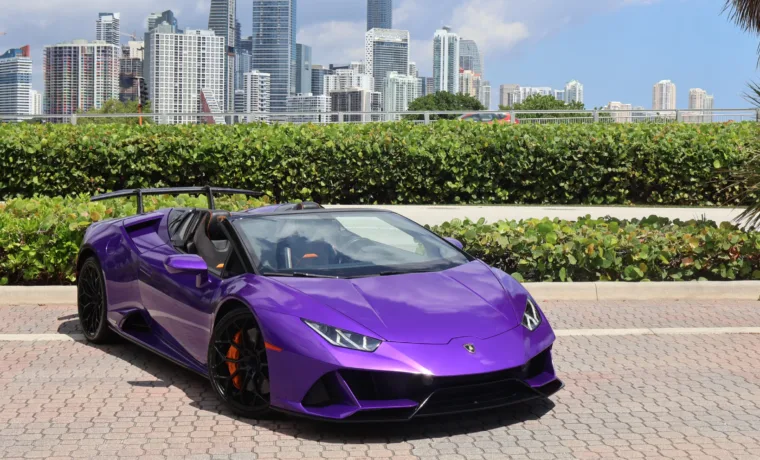 Lamborghini Huracan – Purple on Black