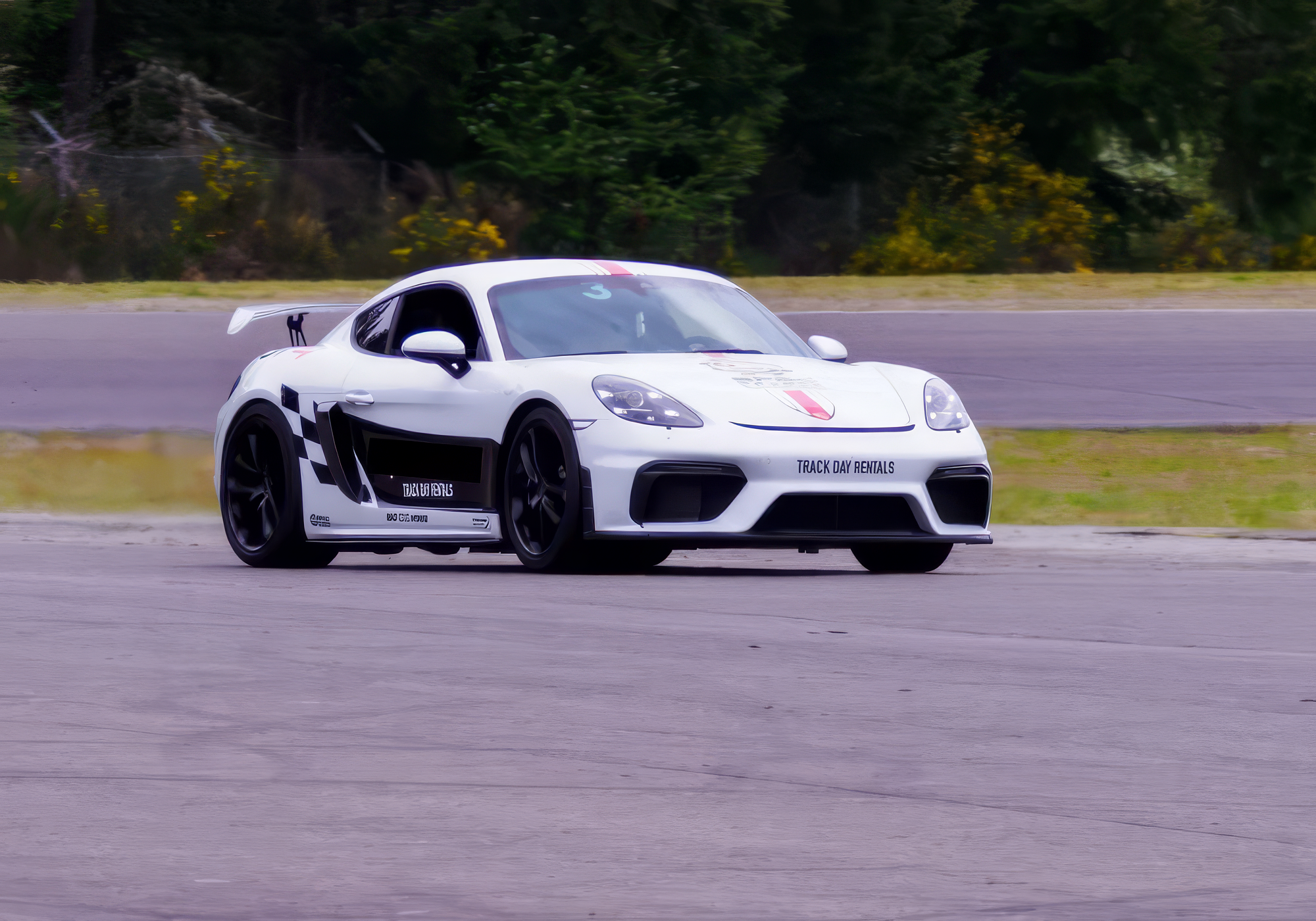 Track Driving - Experienced Lapping - Porsche 718 Cayman GT4 - Porsche White