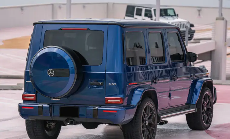 Mercedes-Benz G63 AMG – Blue on Black