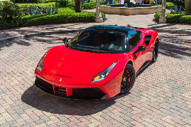 Ferrari 488 – Red on Black