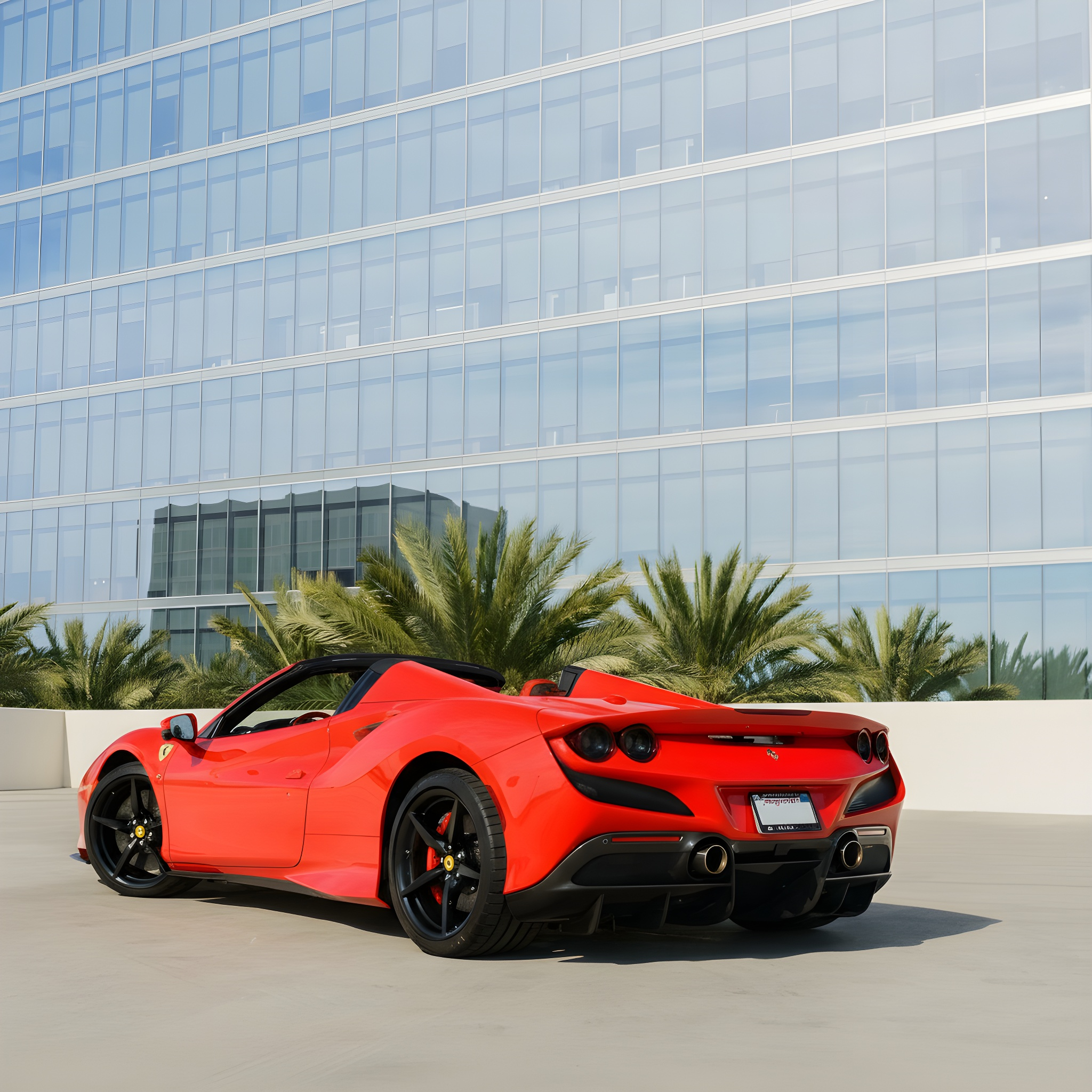 Ferrari F8 Spider - Rosso Corsa on Rosso & Nero (Red on Red & Black)