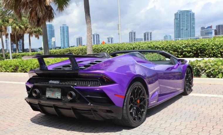 Lamborghini Huracan – Purple on Black