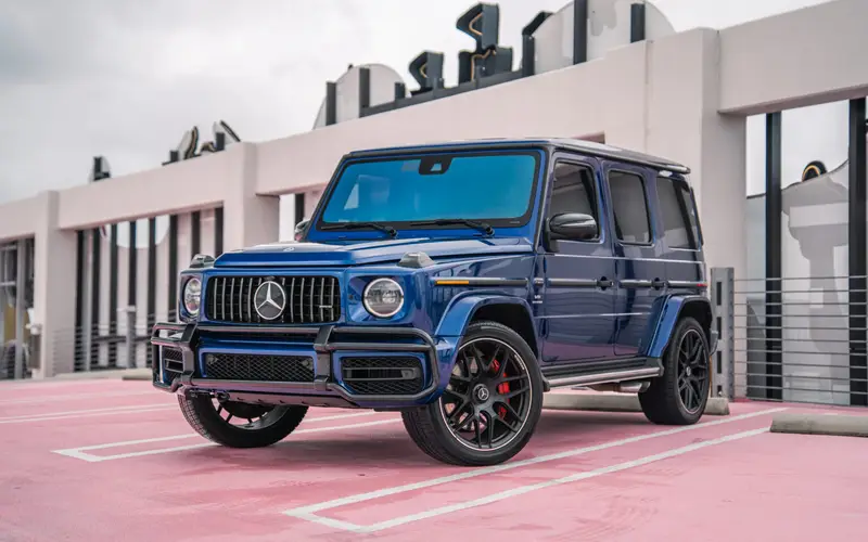 Mercedes-Benz G63 AMG – Blue on Black