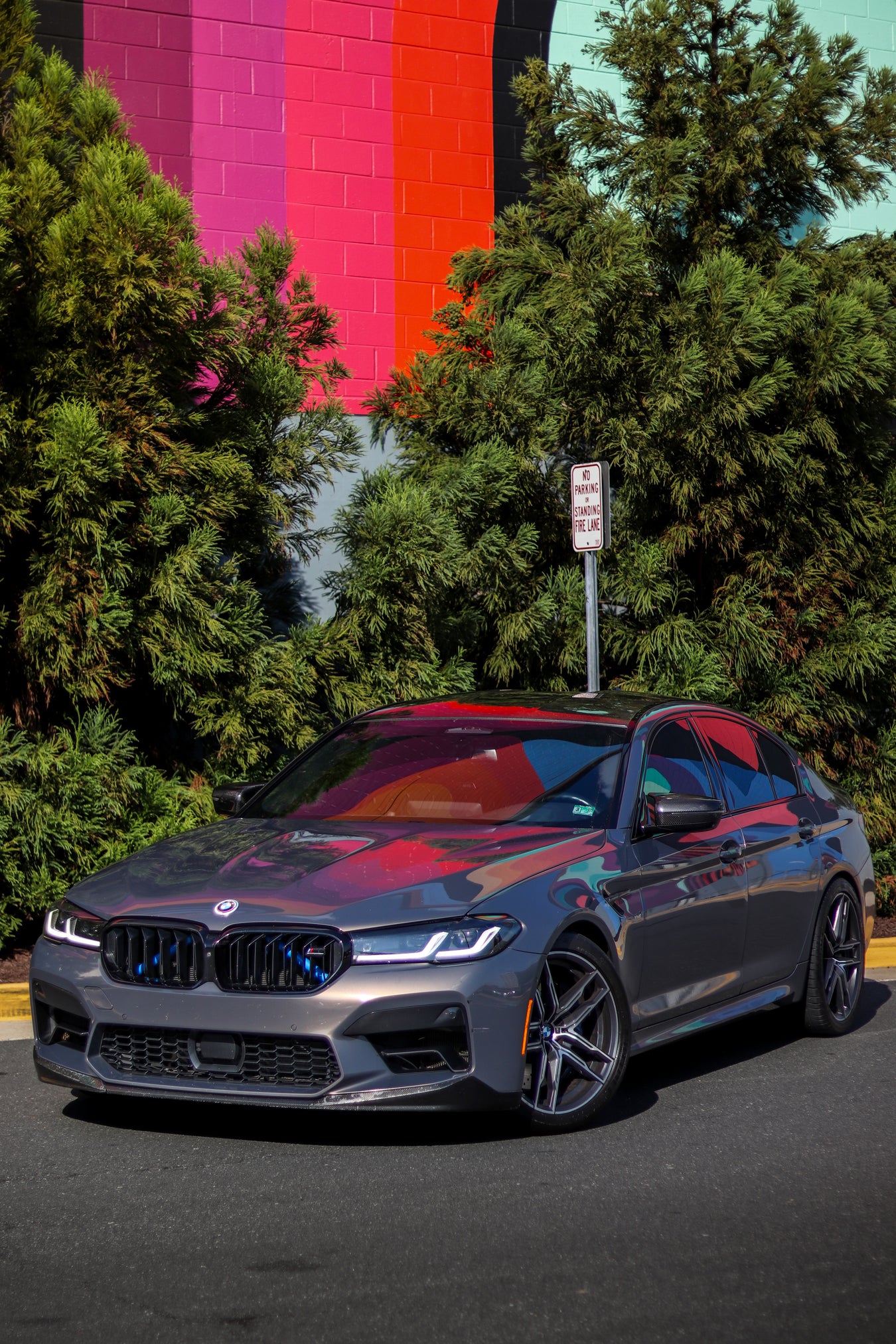 BMW M5 Competition - Grey on Black 