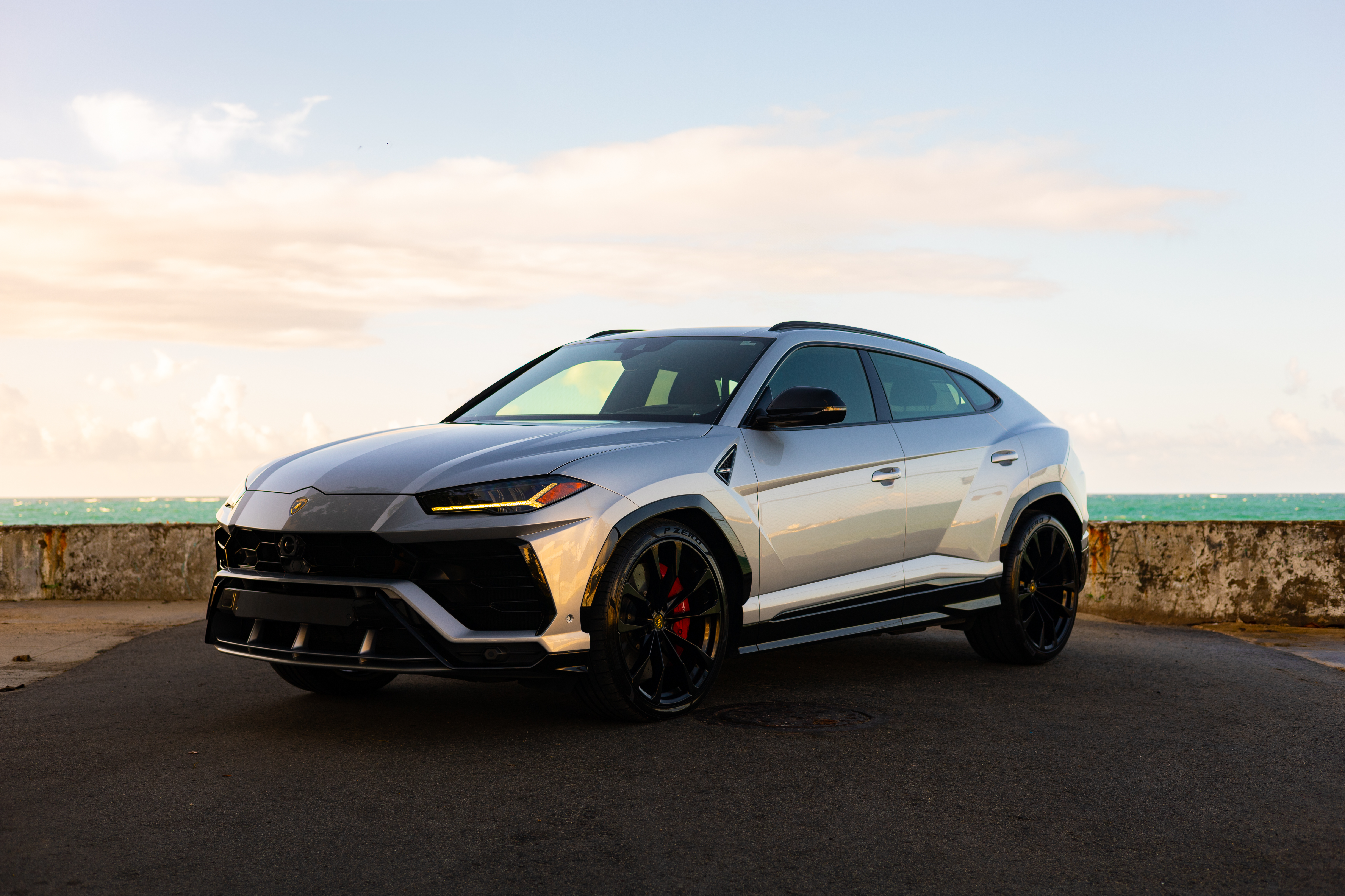 Lamborghini Urus – Grey with Red & Black Interior
