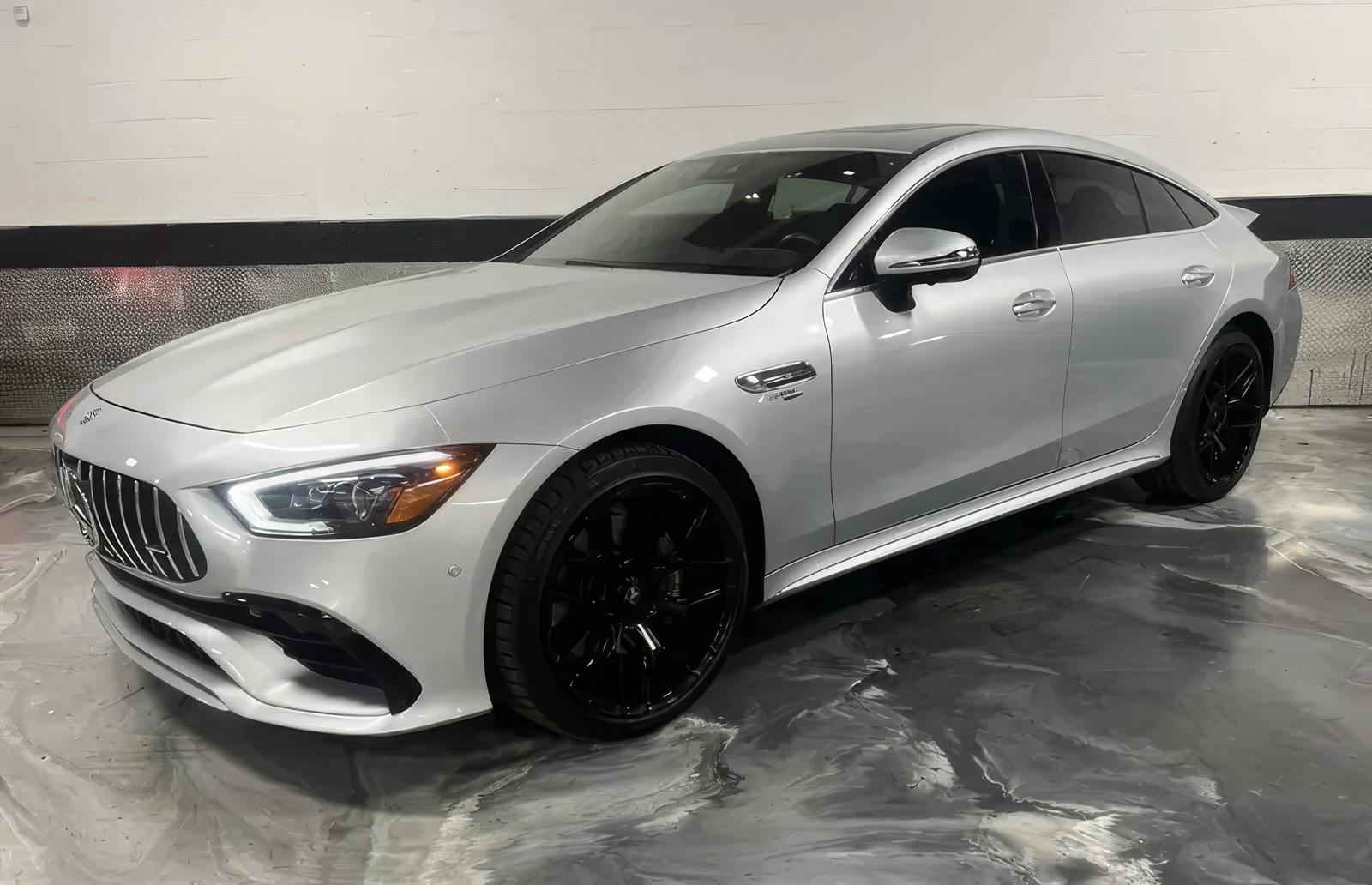 Mercedes-Benz AMG GT53 – Iridium Silver Metallic on Black
