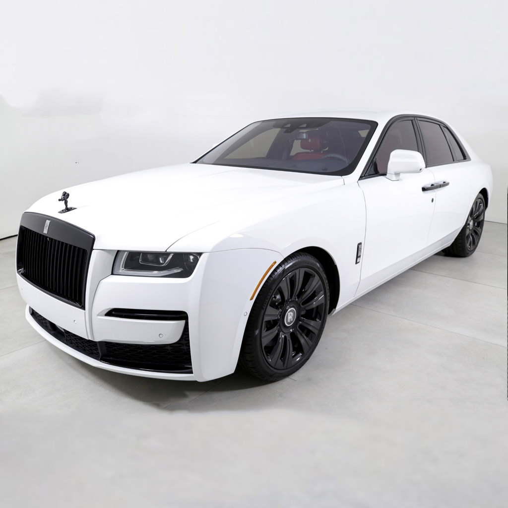 Rolls-Royce Ghost — Arctic White on Mugello Red & Black