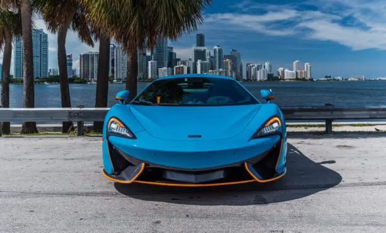 McLaren 570S Coupe – Blue & Orange on Orange