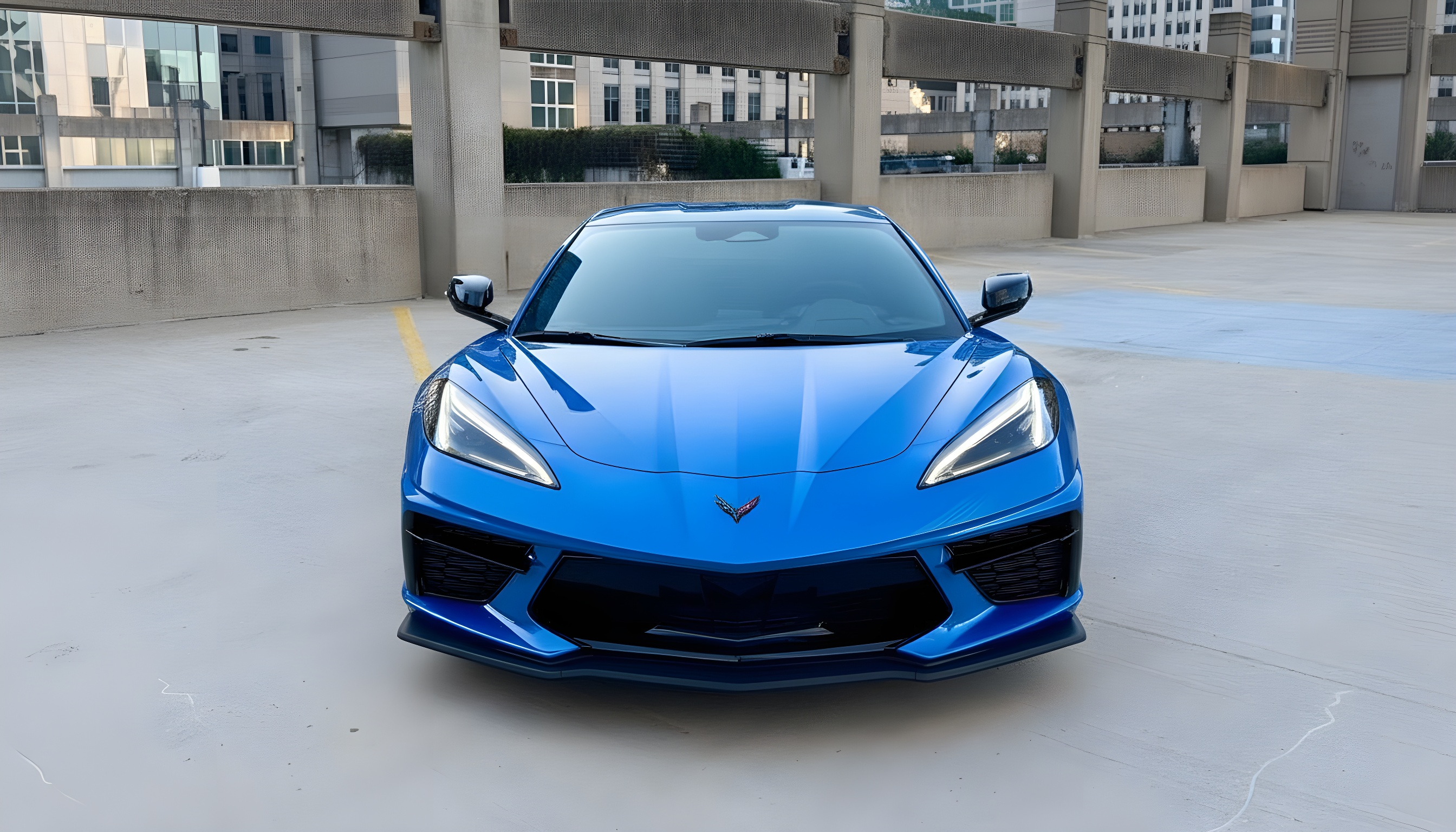 Corvette C8 Stingray 2LT - Rapid Blue on Jet Black