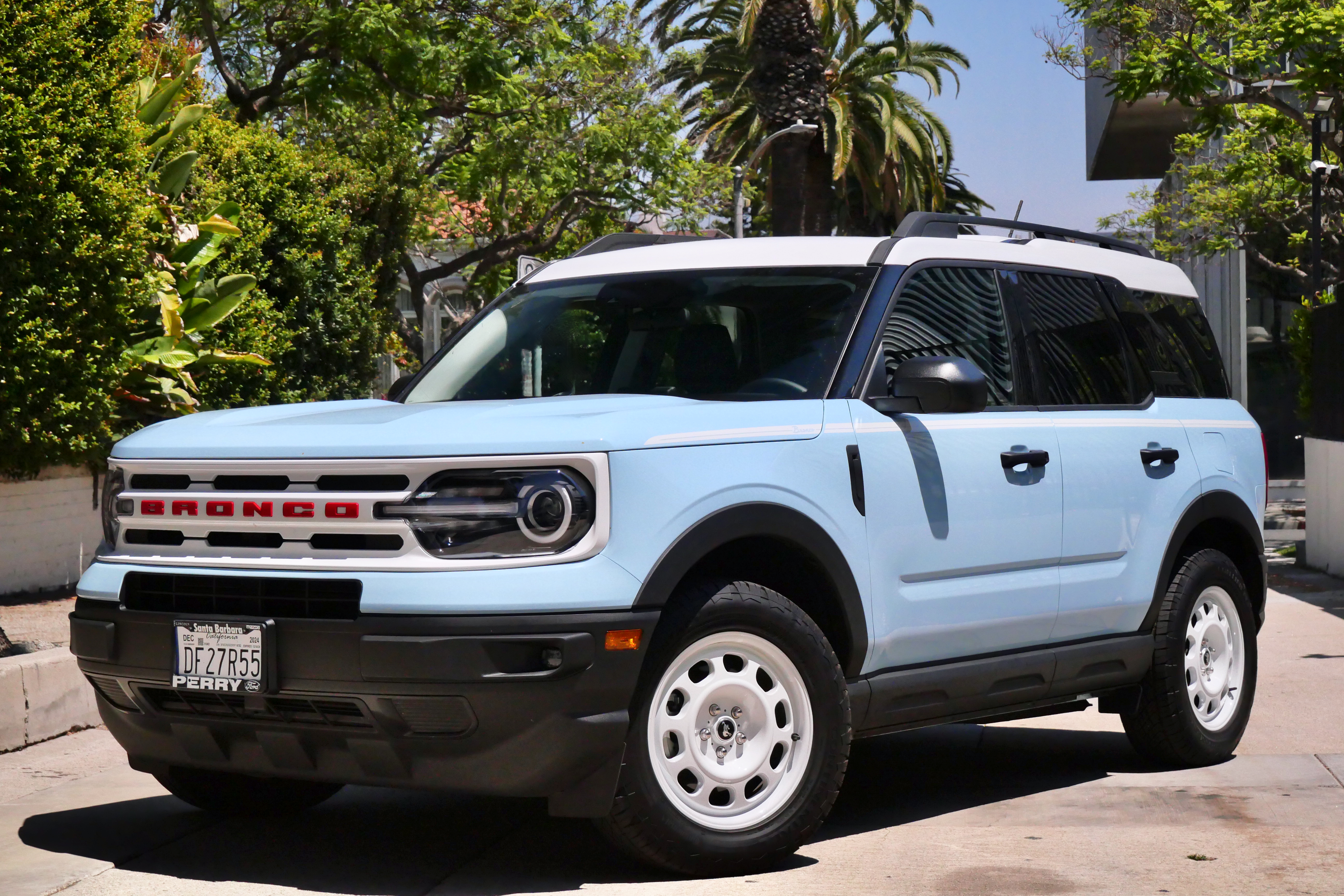  Ford Bronco Sport - Baby Blue on Black