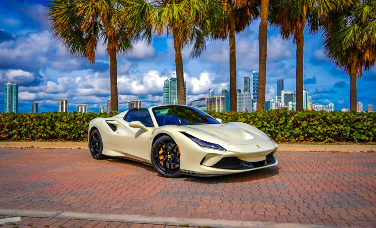 Ferrari F8 Spider — White on Black