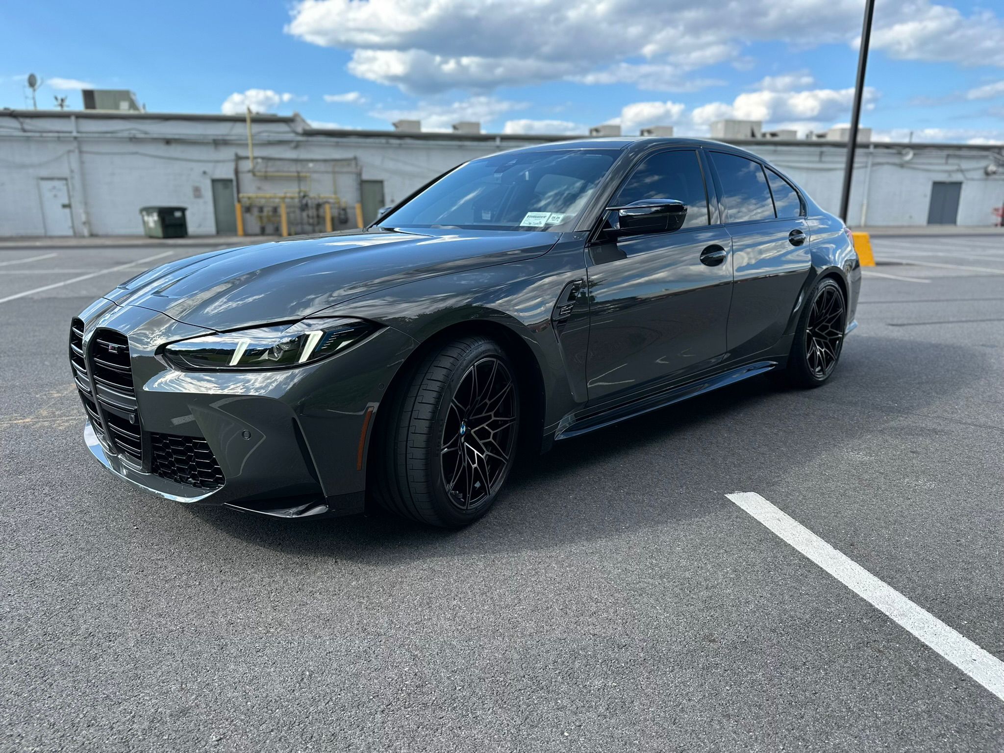 BMW M3 - Grey on White